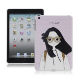 Пластиковая накладка Happymori GIRL для iPad Mini(белый)